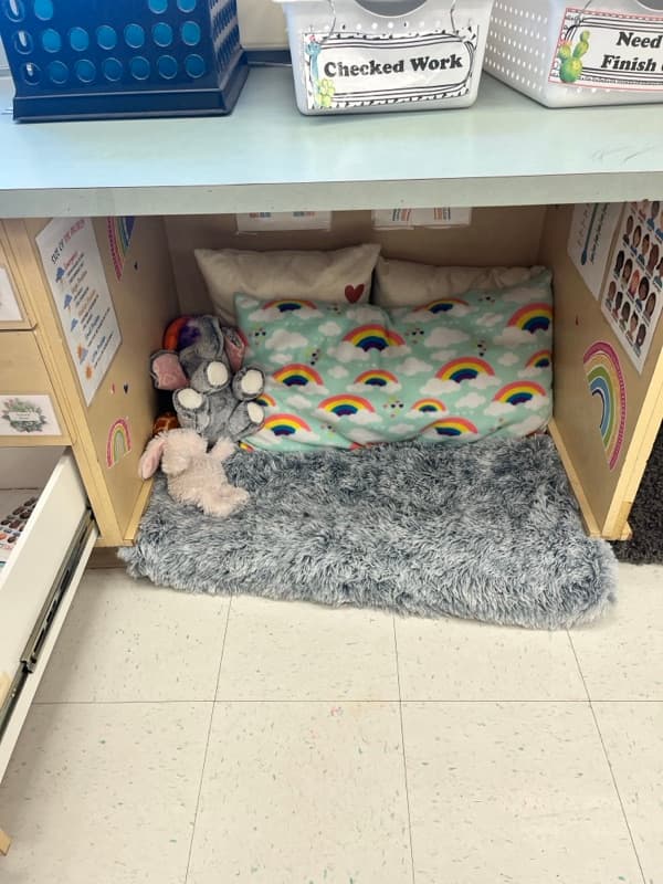 Research observation at school - children engaging with educational toys