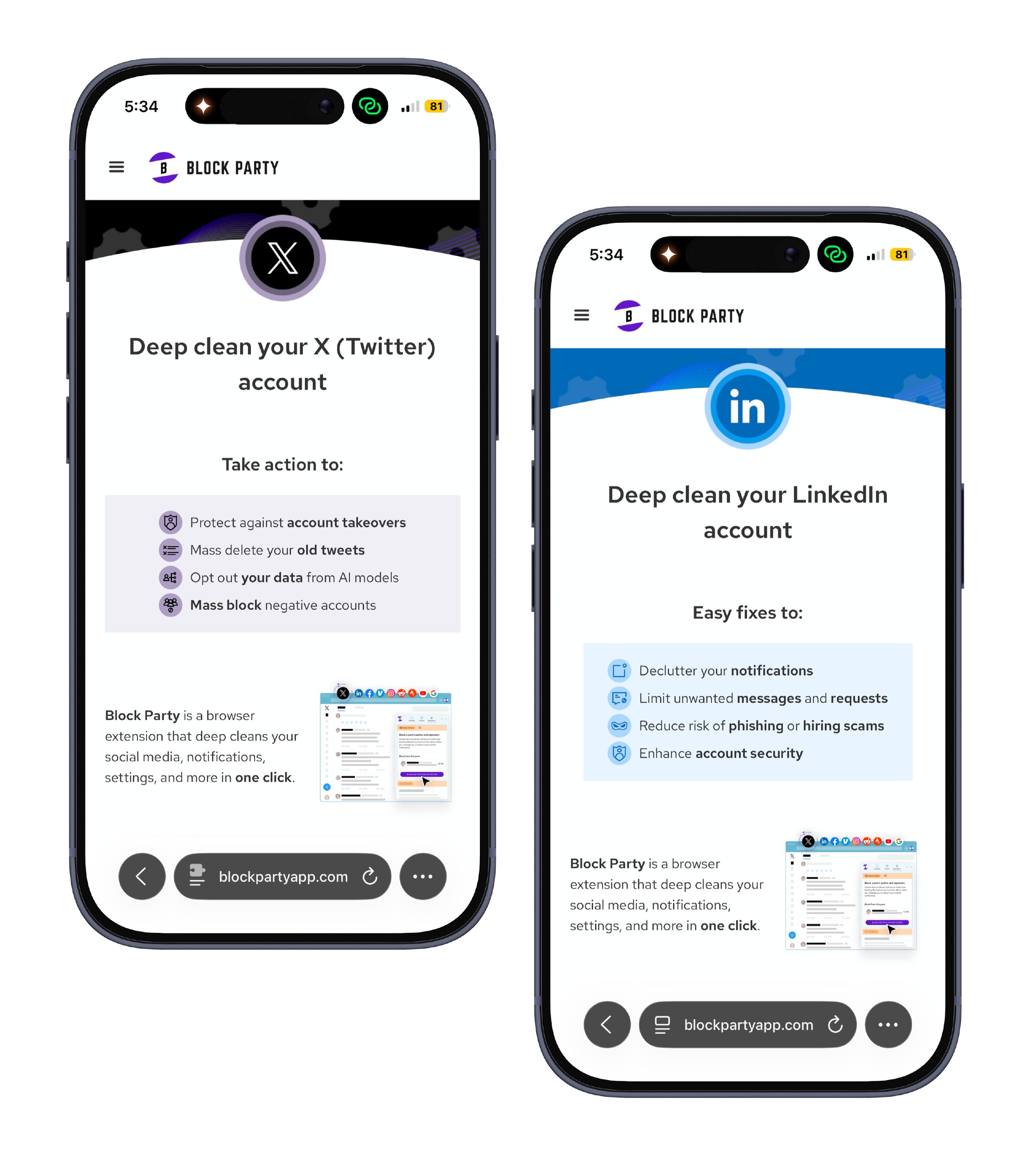 The X and LinkedIn playbooks running on mobile