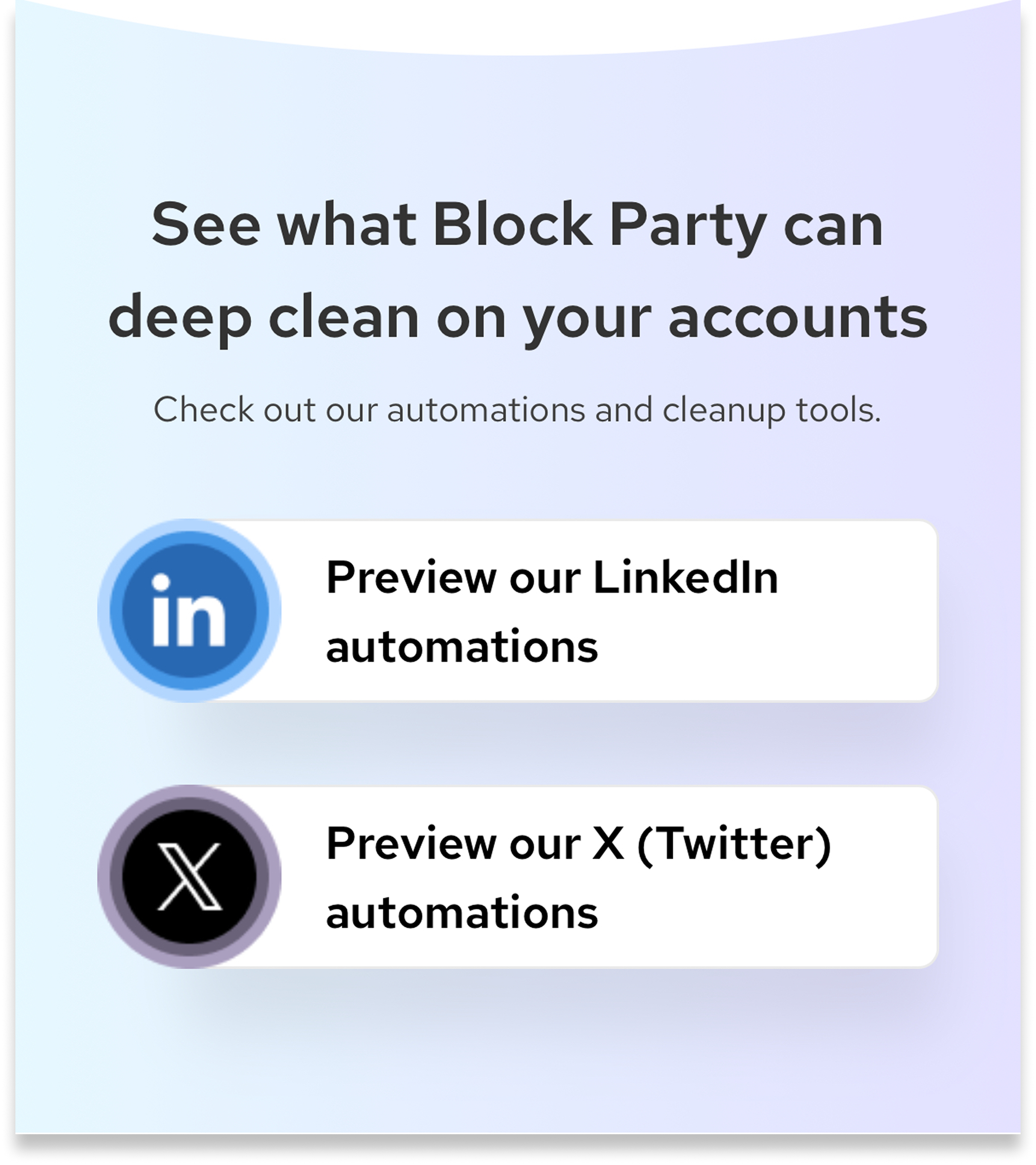 Platform prioritization matrix